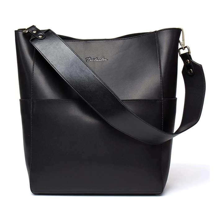 Bostanten Leather Tote Bag