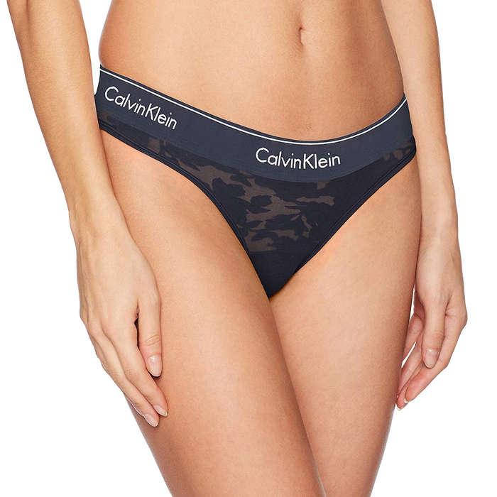 Calvin Klein 4 Pack Stretch Lace Thong Panty