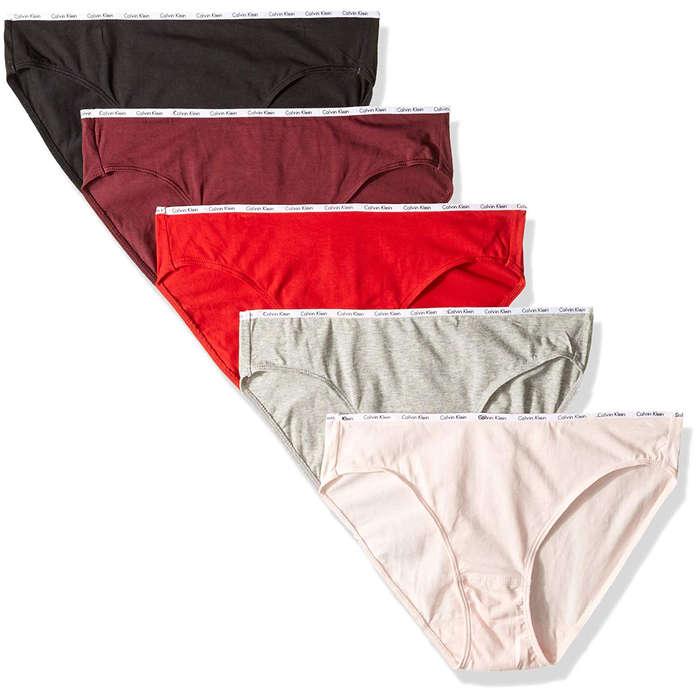 Calvin Klein Cotton Stretch Logo Bikini Panty 5 Pack