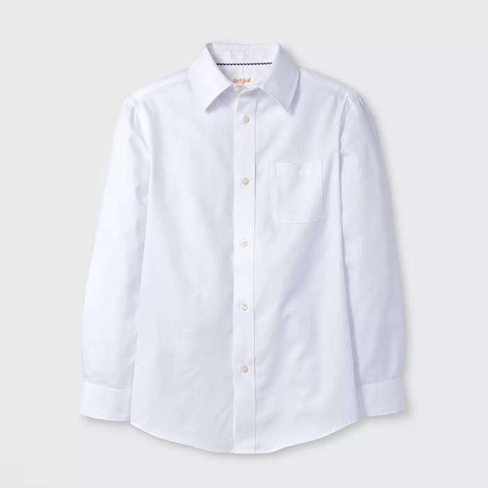 Cat & Jack Long Sleeve Button-Down Shirt