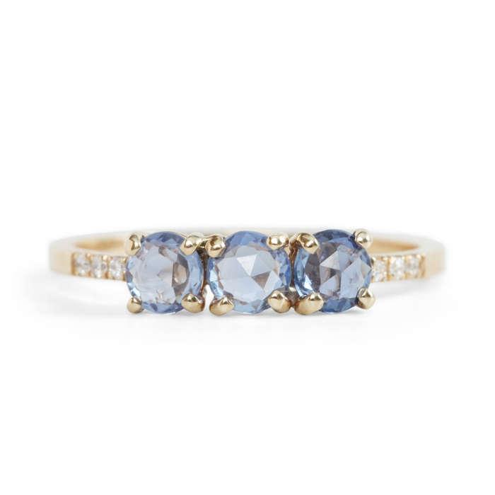 Catbird Painter's Blue Sapphire Ring