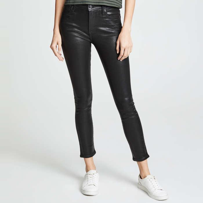 Citizens of Humanity Rocket High-Rise Leatherette Jeans