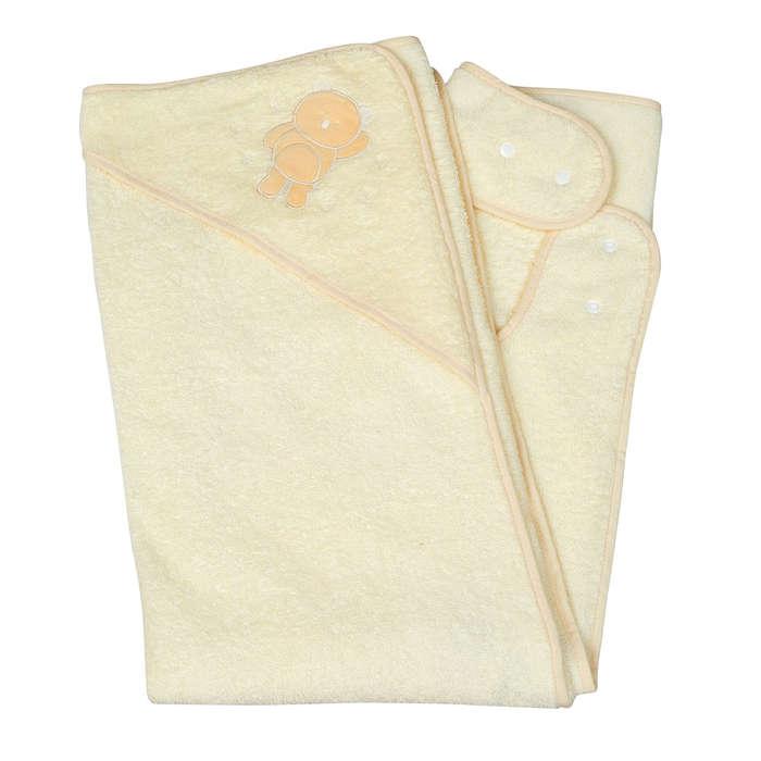 Clevamama Apron Baby Bath Towel with Hood - Splash n’ Wrap Hooded Towel