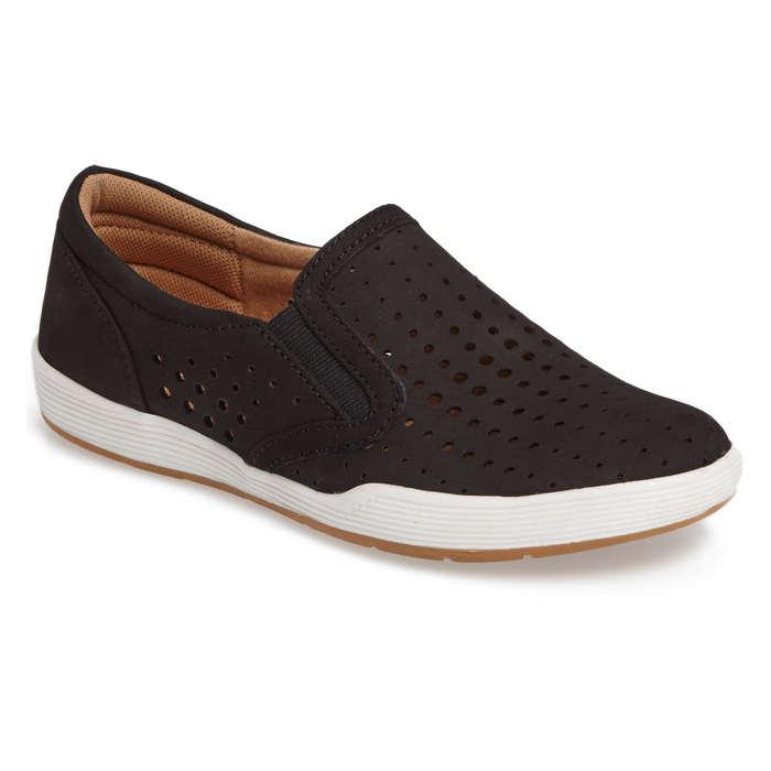 Comfortiva Lyra Perforated Slip-On Sneaker