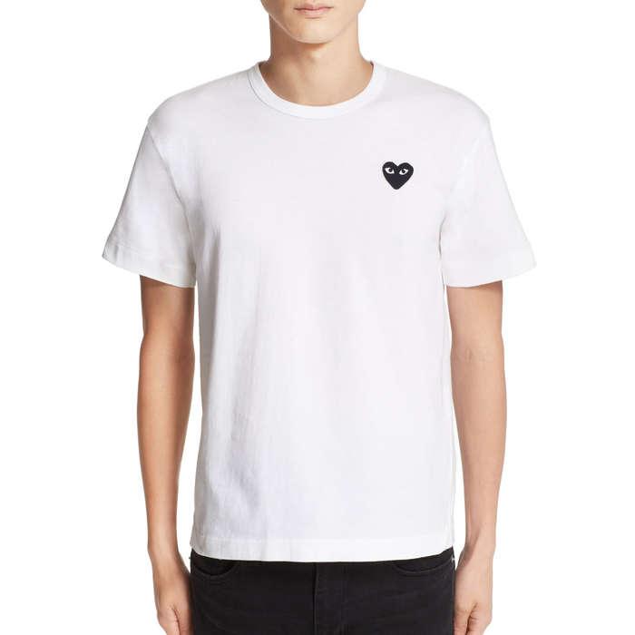 Comme des Garçons Play Logo Slim Fit Graphic T-Shirt