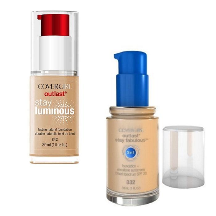 CoverGirl Outlast Stay Luminous Foundation & Outlast Stay Fabulous 3-in-1 Foundation