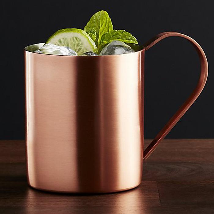 Crate and Barrel Moscow Mule Copper Mug