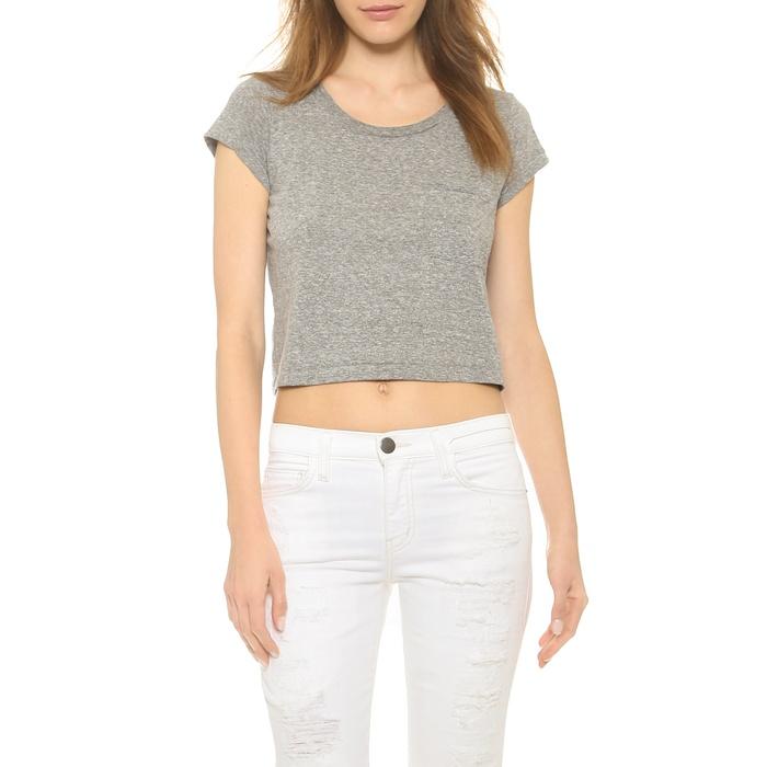 Current/Elliott The Boxy Crop Tee