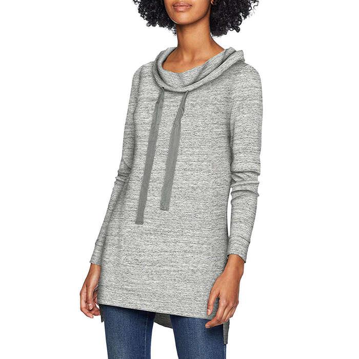 Daily Ritual Supersoft Terry Funnel-Neck Tunic