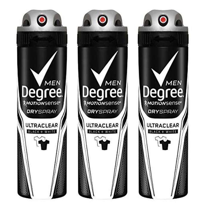 Degree Men MotionSense Antiperspirant Deodorant Dry Spray, UltraClear