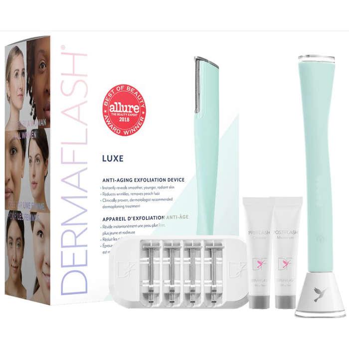 Dermaflash Luxe Anti-Aging Dermaplaning Exfoliation Device