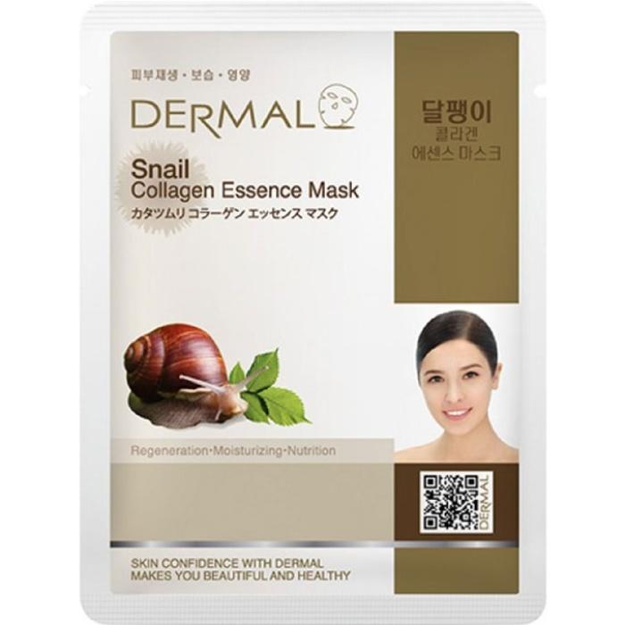 Dermal Korea Collagen Essence Full Face Facial Mask Sheet - Snail