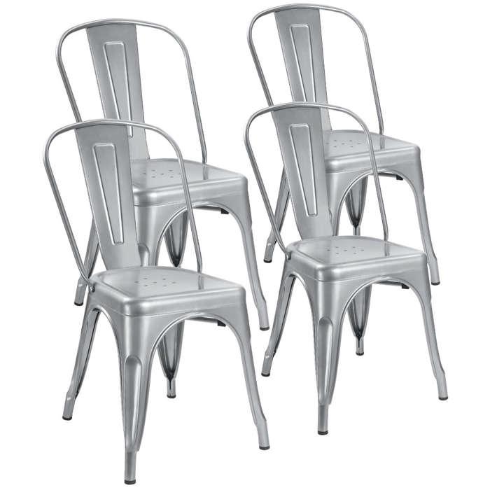 Devoko Metal Indoor-Outdoor Chairs