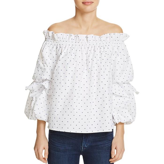 Do and Be Tiered Sleeve Off-The-Shoulder Top
