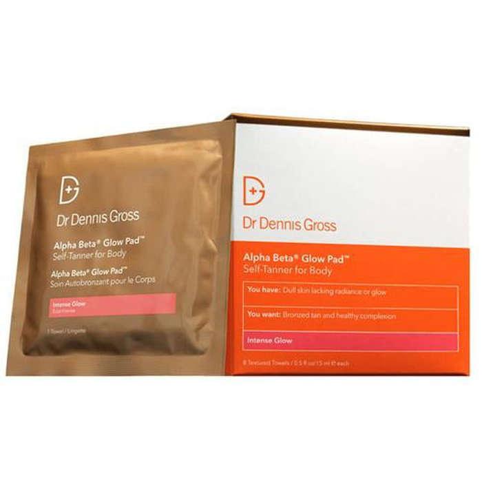 Dr. Dennis Gross Skincare Alpha Beta Glow Pads Exfoliating Anti-Aging Self-Tanner For Body