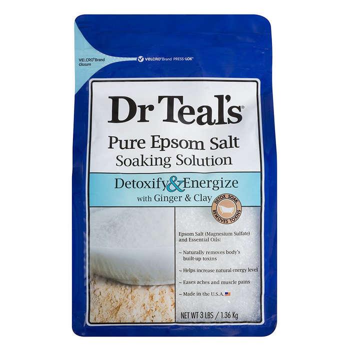 Dr. Teals Pure Epsom Salt Soaking Solution Detoxify & Energize