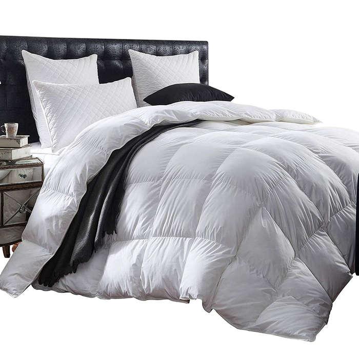 Egyptian Bedding 1200 Thread Count Goose Down Comforter