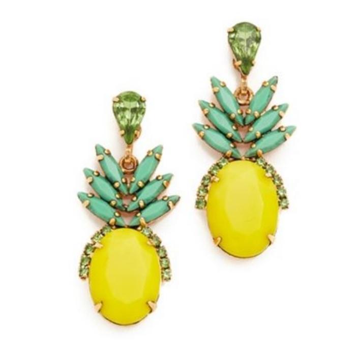 Elizabeth Cole Ananas Earrings