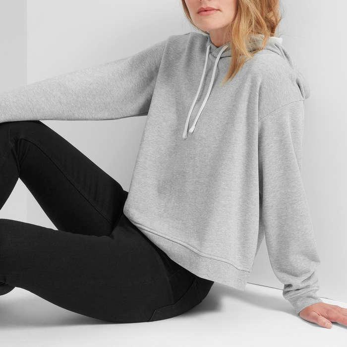 Everlane Classic French Terry Square Hoodie