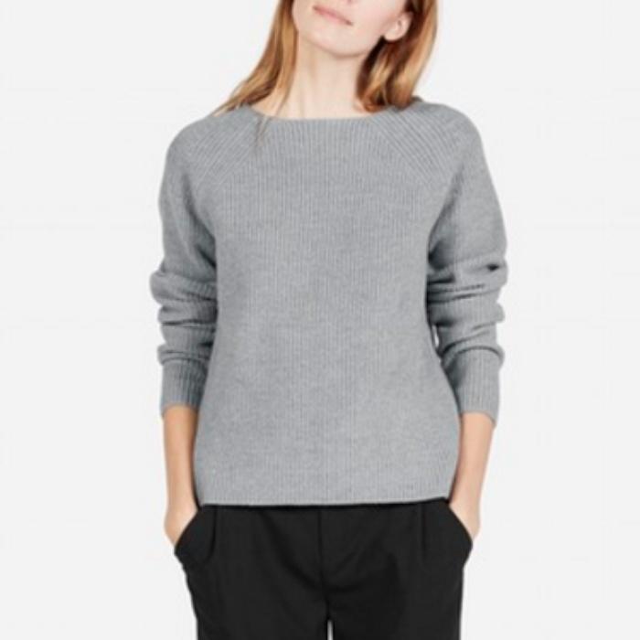 Everlane the Chunky Wool Wide Crew Neck