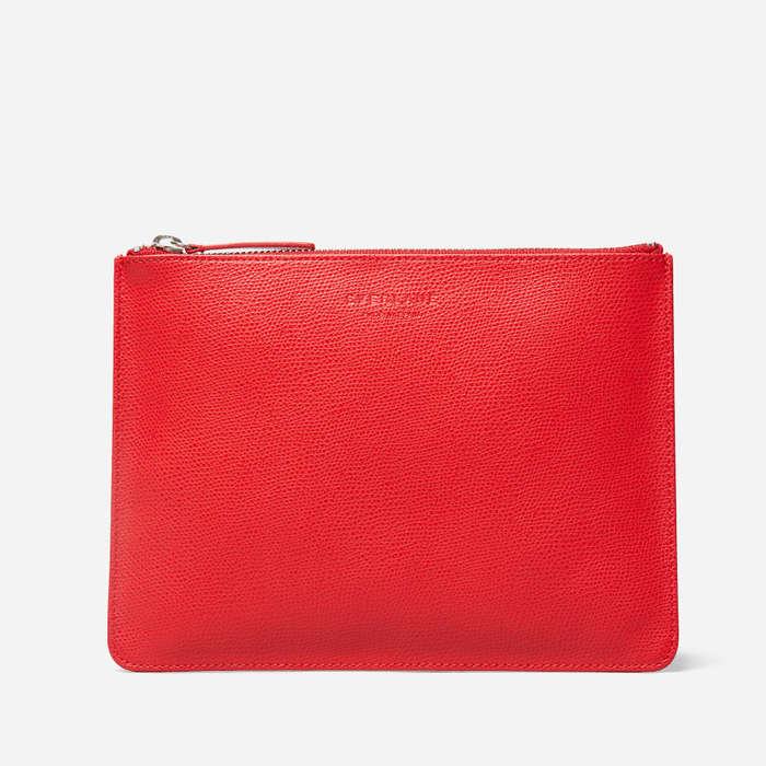Everlane The Leather Zip Pouch