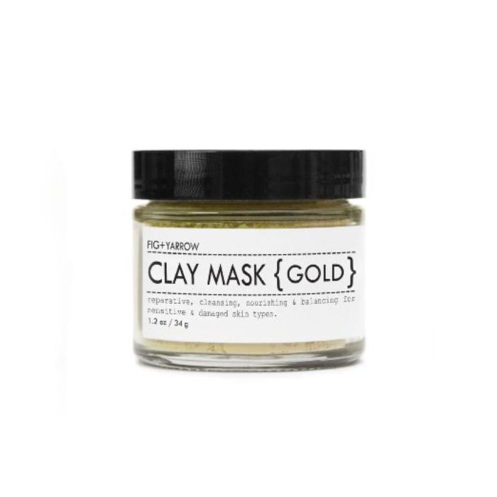 Fig + Yarrow Organic Clay Mask (gold)