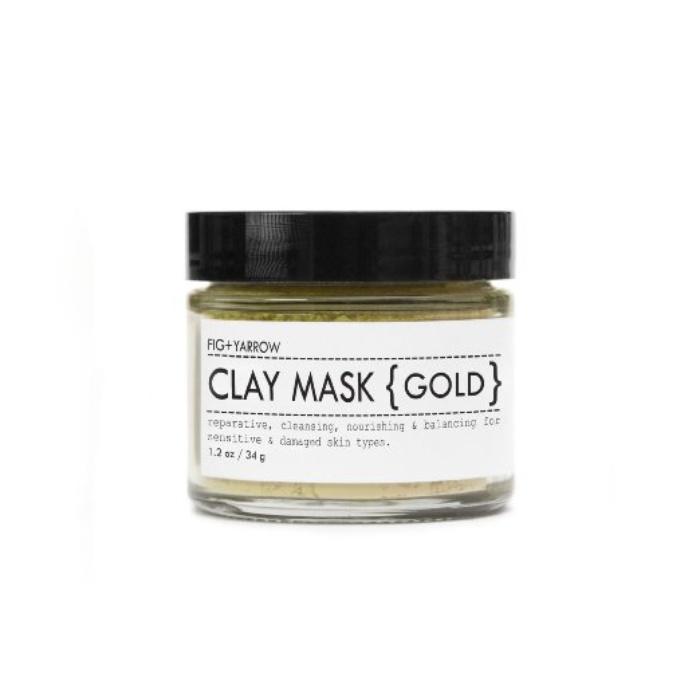 Fig + Yarrow Organic Clay Mask (gold)