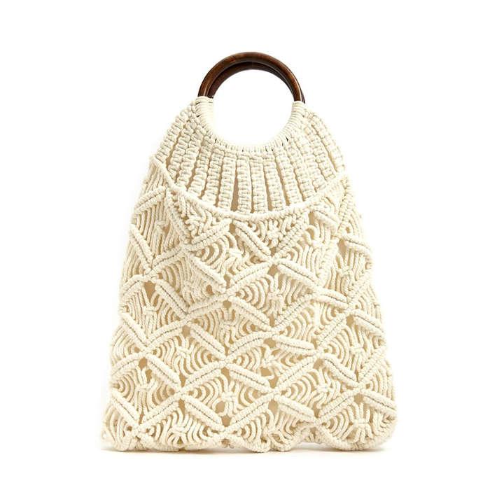 Forever 21 Crochet Tote Bag