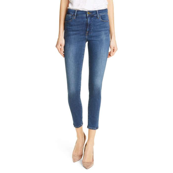 Frame Le High Crop Skinny Jeans