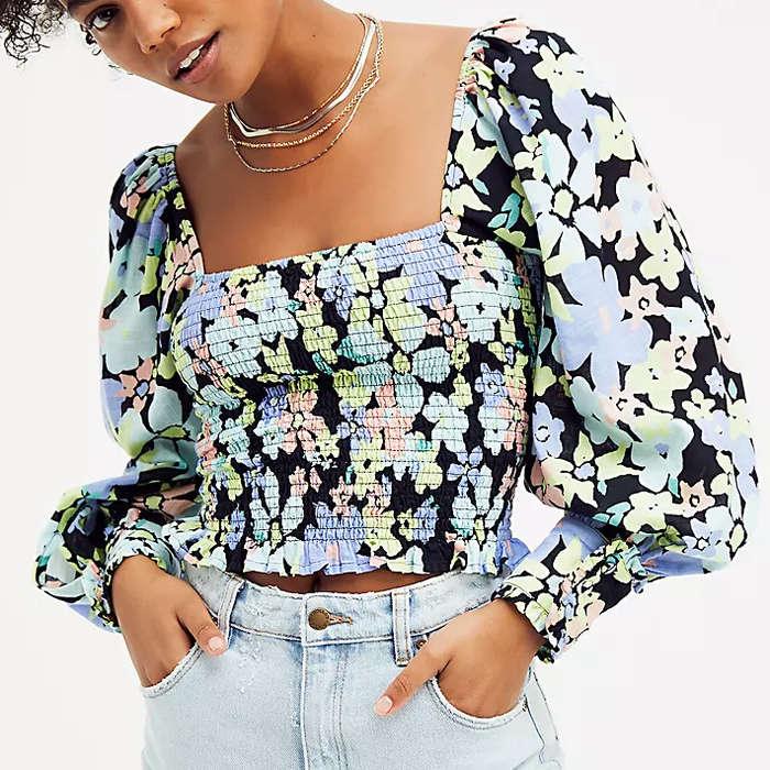 Free People Ariana Printed Top