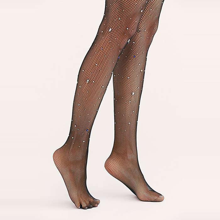Free People Night Ride Crystallized Tights