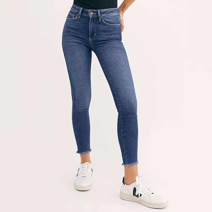 Free People Raw High-Rise Jegging
