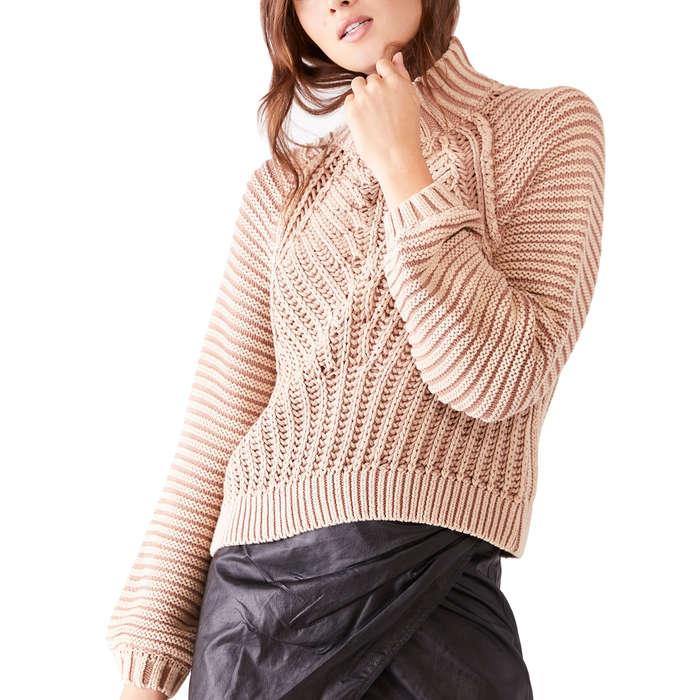 Free People Sweetheart Mock Neck Sweater