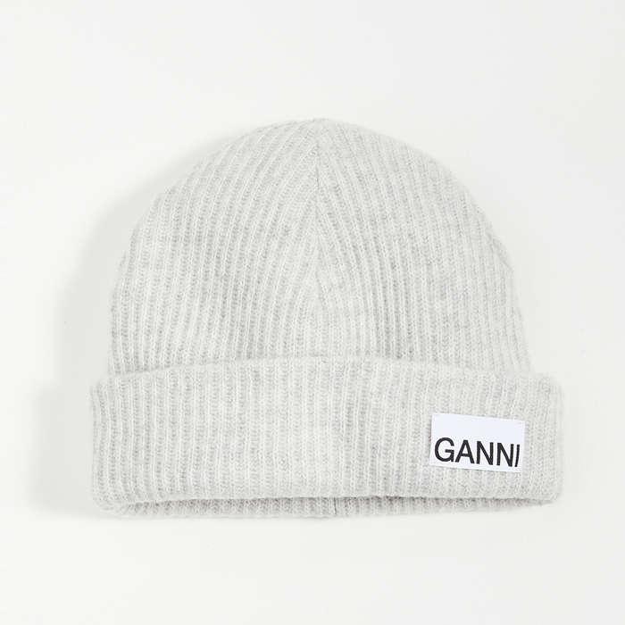 Ganni Recycled Wool Knit Hat