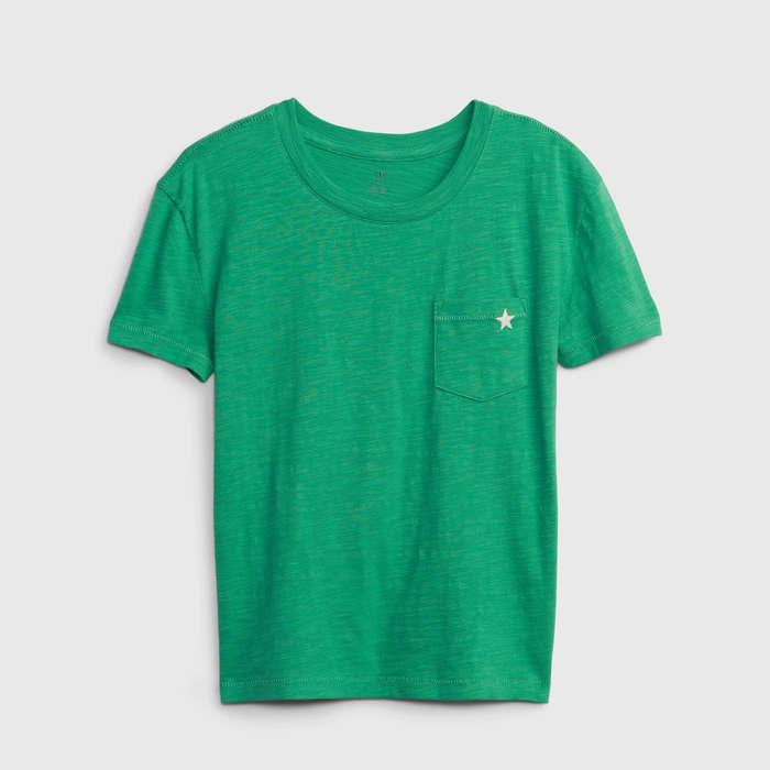 Gap Kids 100% Organic Cotton Boxy Pocket T-Shirt