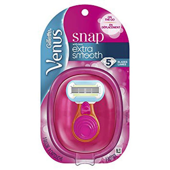 Gillette Venus Snap Cosmo Pink with Extra Smooth On-the-Go Razor