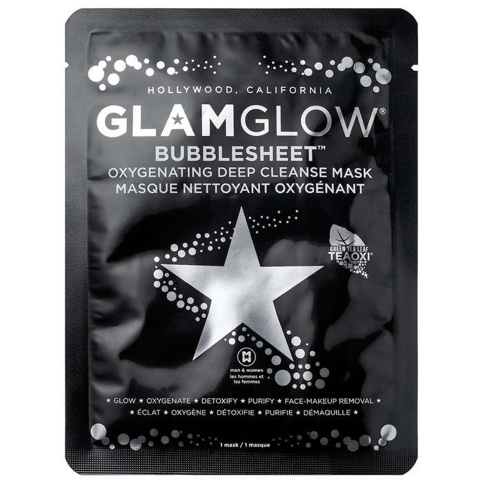 GlamGlow Bubblesheet Oxygenating Deep Cleanse Mask