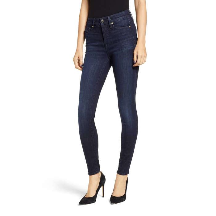 Good American Good Legs High Waist Skinny Jeans In Blue224