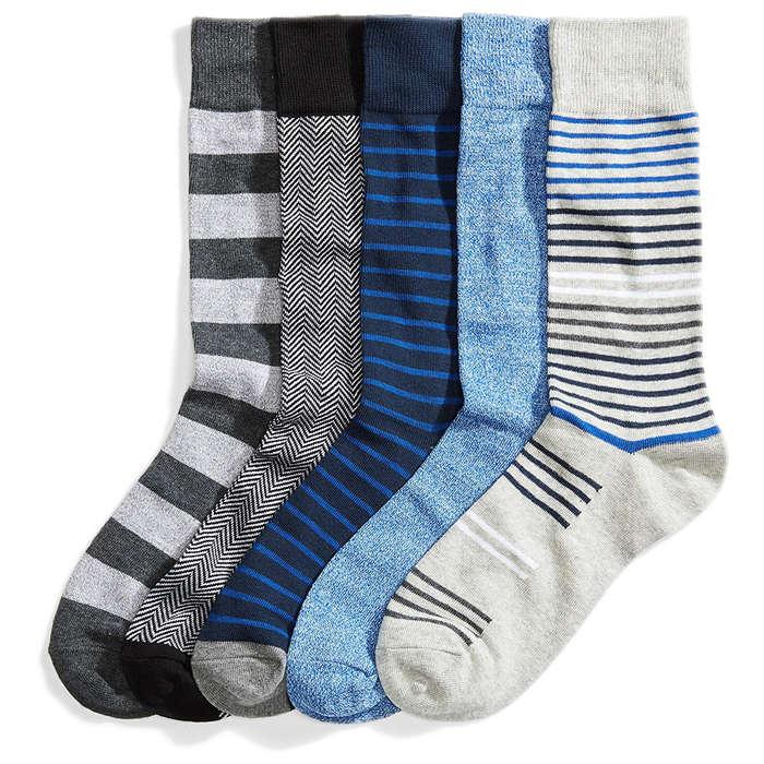 Goodthreads 5-Pack Patterned Socks