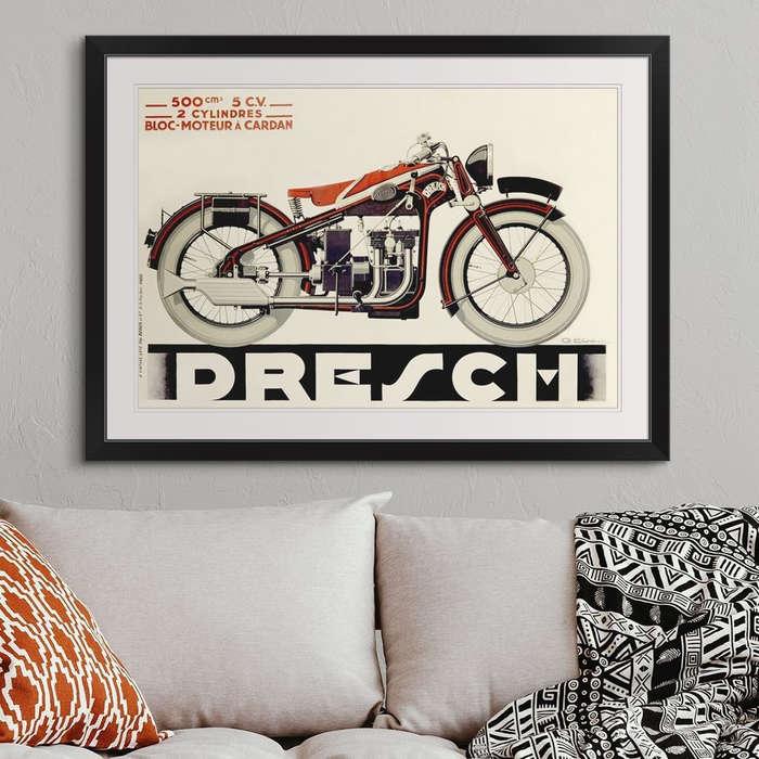 Great Big Canvas Dresch 500 CC Motorcycle Wall Art