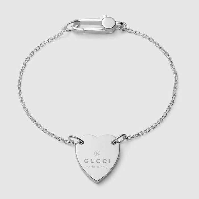 Gucci Heart Bracelet With Gucci Trademark