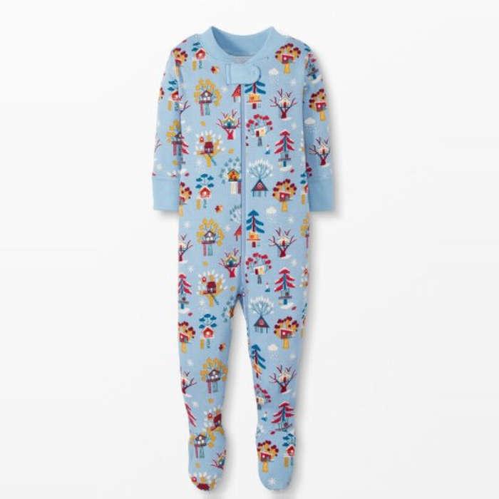 Hanna Andersson Baby Zip Footed Sleeper In Organic Cotton