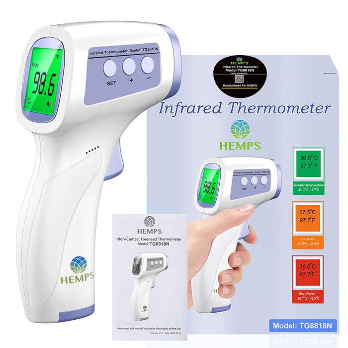 Hemps Digital Infrared Forehead Thermometer