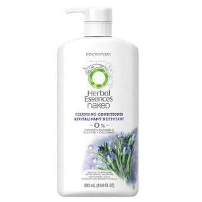 Herbal Essences Naked Moisturizing Cleansing Conditioner with Pump, Mint Fusion