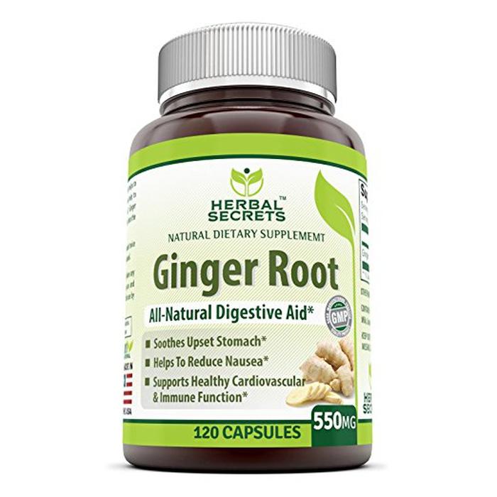 Herbal Secrets Ginger Root Capsules