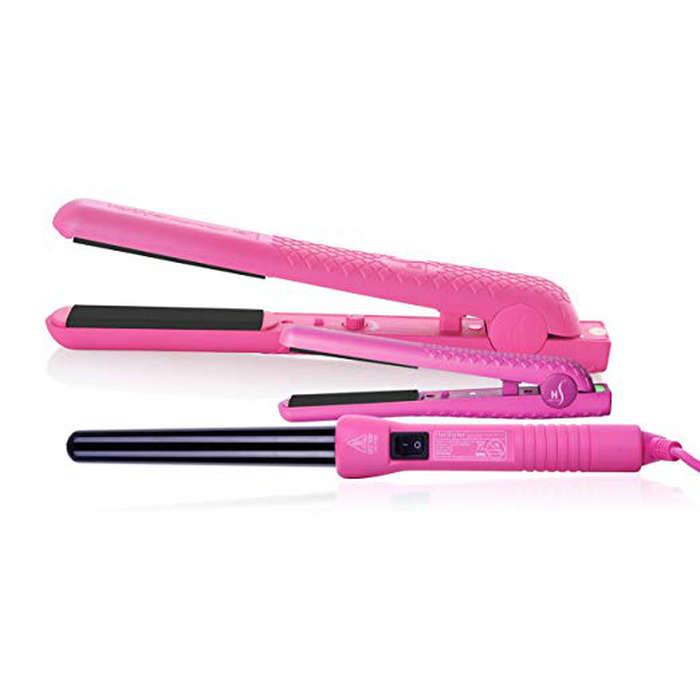 HerStyler Complete Flat Iron and Curling Iron Set