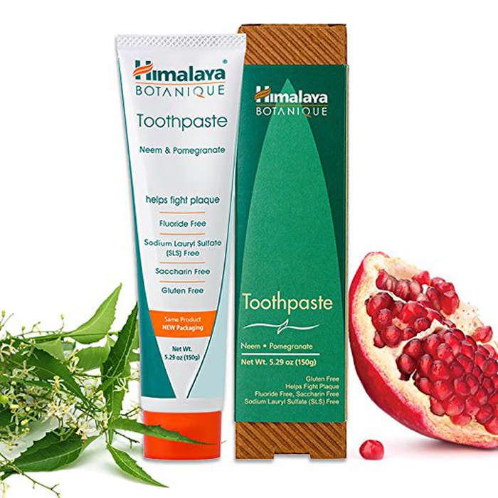 Himalaya Neem and Pomegranate Fluoride-Free Natural Toothpaste