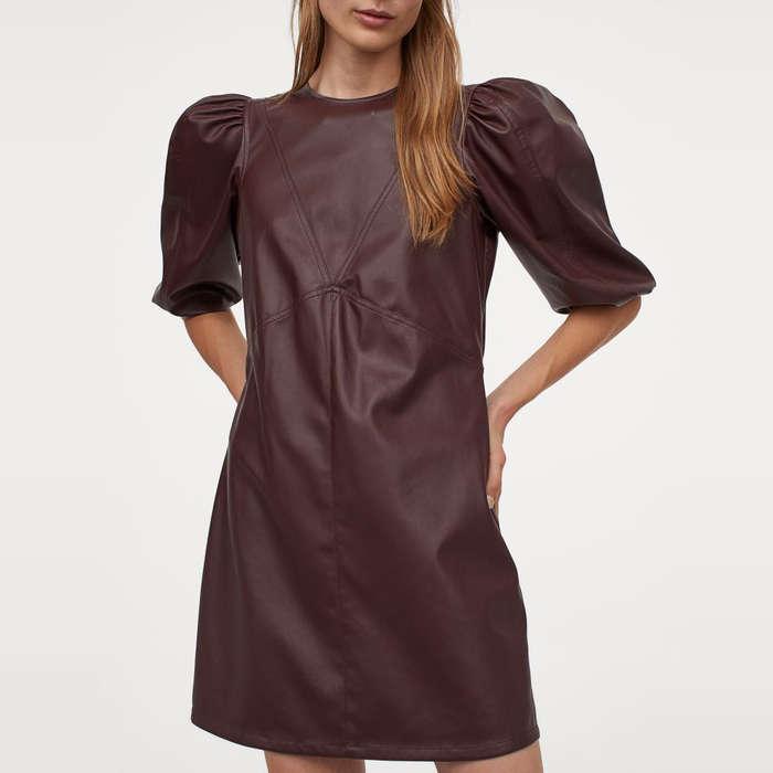 H&M Faux Leather Dress