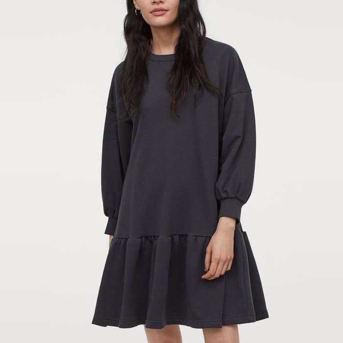 H&M Peplum Sweatshirt Dress