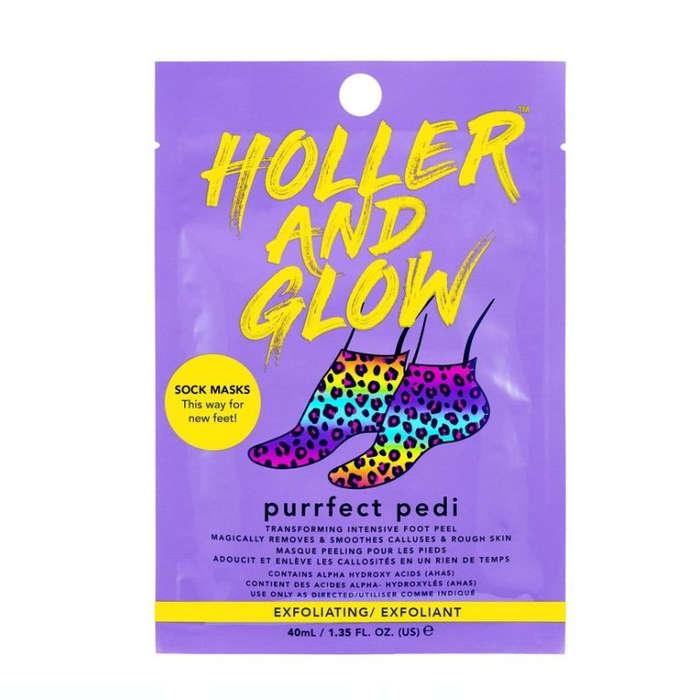 Holler And Glow Purrfect Pedi Foot Mask